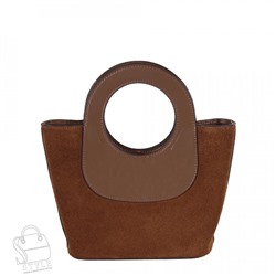 Сумка женская кожаная 56075BDAA brown Baidou