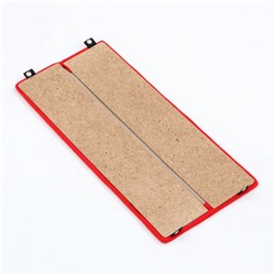 Когтеточка угловая средняя, ковролиновая с пропиткой, 57×13 см, микс цветов