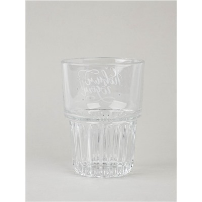 Стакан новогодний стеклянный «С Новым годом!», 350 мл