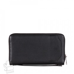Клатч мужской кожаный 20911 black Pratero
