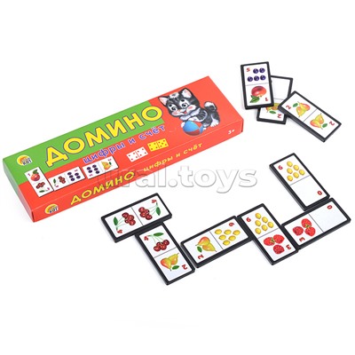 Домино пластиковое. Цифры и счет
