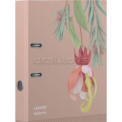 Папка с арочным механизмом "SigNature" A4 75 мм PP картонная разобранная, металлическая окантовка, запечатка форзаца, наварной карман с этикеткой, с рисунком