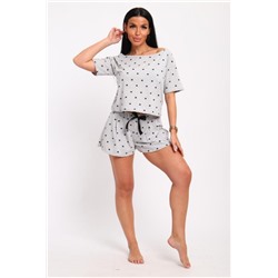 Пижама женская 318 (Светло-серый)