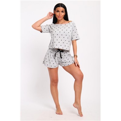 Пижама женская 318 (Светло-серый)