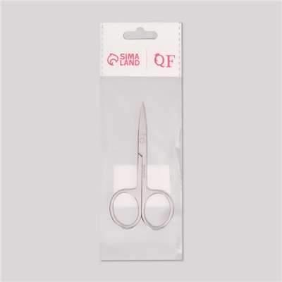 Ножницы маникюрные QF, прямые, широкие, 9 см