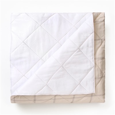 Покрывало 1.5-спальное LoveLife Cage: beige, 150×210±5 см, микрофайбер