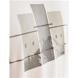 Свободная футболка  с авторским принтом