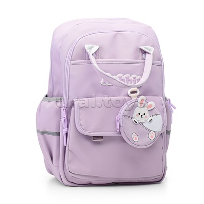 Рюкзак "Rabbit" подростковый 39x27x17 см (15 л) вес 500 г, высококачественный нейлон, двойные ручки, уплотненная спинка и уплотненные лямки, 2 отделения на молнии, 1 передний карман на молнии, 1 передний карман на липучке, кошелек на молнии, внутри уплотн