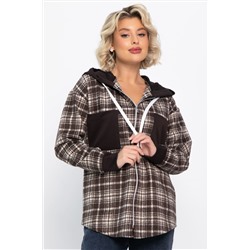 Рубашка Больше чем стиль (коричневая) Б14735-50М