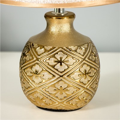 Настольная лампа Голдис E14 40 Вт золото 20×20×32 см RISALUX