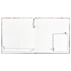 Блокнот 105х105 мм 48л "БЛОНДИНКА С СОБАЧКОЙ" 70120 Феникс