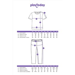 Комплект (Футболка+Брюки) PLAYTODAY, 822691