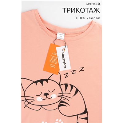 Туника оверсайз для девочки Happyfox