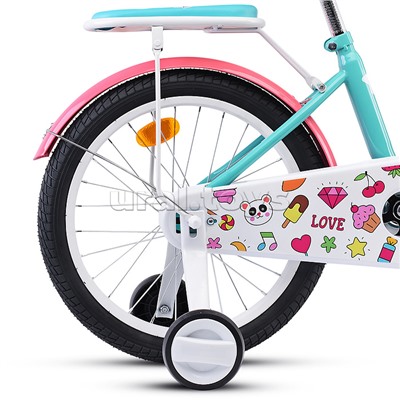 Велосипед 20" Rocket Bella, цвет бирюзовый