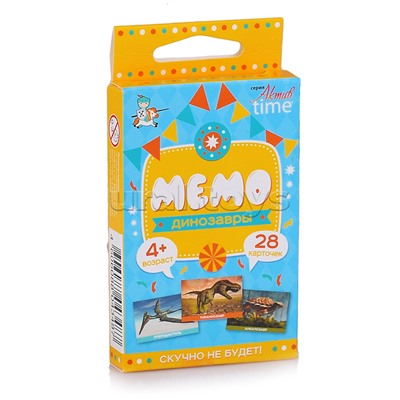 Игра настольная "Мемо" Динозавры. Серия АКТИВ time