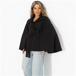 Жакет‑кейп на подкладе, Дикое притяжение (с поясом)