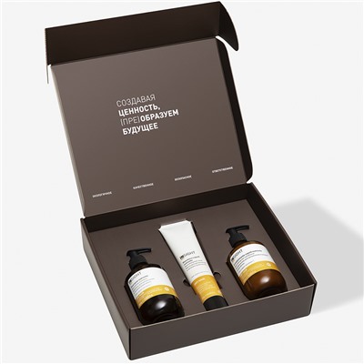 INSIGHT «DRY HAIR» Набор для питания и увлажнения волос (шампунь 350 мл,маска 200 мл, кондиционер 250 мл)