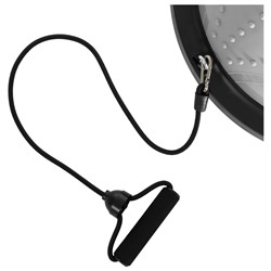 Полусфера BOSU гимнастическая ONLYTOP, массажная, с насосом, 46×20 см, серая