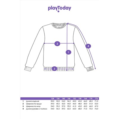 Свитшот PLAYTODAY, 1184903