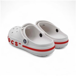 Кроксы КР22-3 бело красные