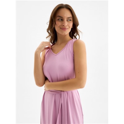 Сорочка миди ночная женская MINAKU: Home collection, розовая, размер 42