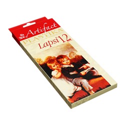 Набор пластика - полимерная глина, LAPSI, 12 цветов по 20 г