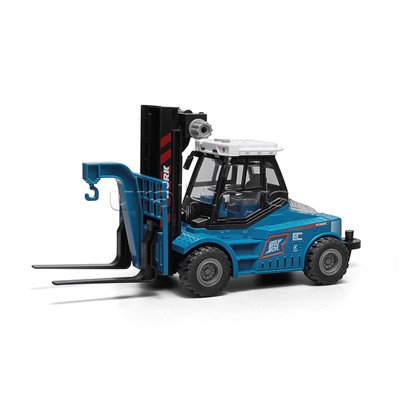 Машина "Вилочный погрузчик с прицепом" 1:43  (свет,звук) в коробке