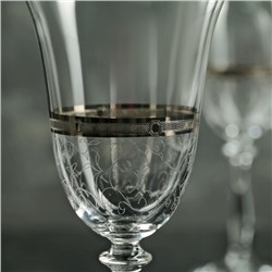 Набор бокалов для вина из хрустального стекла «Анжела», 250 мл, 6 шт.