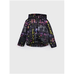 Куртка текстильная с полиуретановым покрытием для девочек