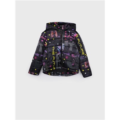 Куртка текстильная с полиуретановым покрытием для девочек