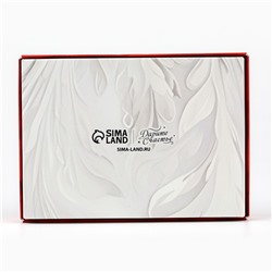 Коробка складная под 6 конфет новогодняя «Снежная сказка», 13.5×9.5×3.5 см