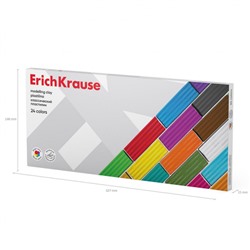 Пластилин  24цв 384гр. классический 61319 ErichKrause