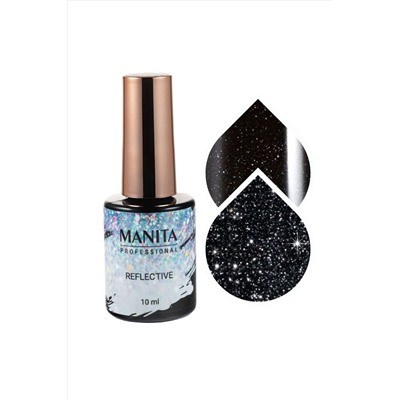 Manita Professional Гель-лак для ногтей светоотражающий / Reflective №08, 10 мл KRISTALLER, 1109842