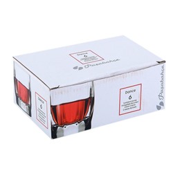 Набор стеклянных стопок для водки Dance, 55 мл, 6 шт.