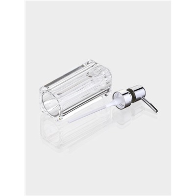 Набор для ванной "Кристалл" 4 предмета (дозатор, 2 стакана, мыльница)