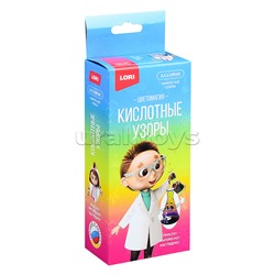 Химические опыты. Кислотные узоры