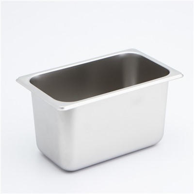 Гастроёмкость GN 1/4 Hanna Knövell, 150 мм, 26.5×16.2×15, толщина 0.6 мм, нержавеющая сталь
