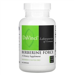 DaVinci Laboratories of Vermont, Сила берберина (Berberine Force), 60 капсул