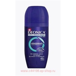 DEONICA FOR MEN Дезодорант Ролик Невидимый 50мл мужской