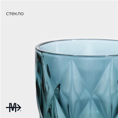 Стакан Magistro «Круиз», 240 мл, стекло, синий