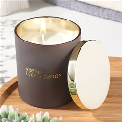 Ароматическая свеча в стакане Aroma collection, 260 г, османтус, в тубусе, соевый воск