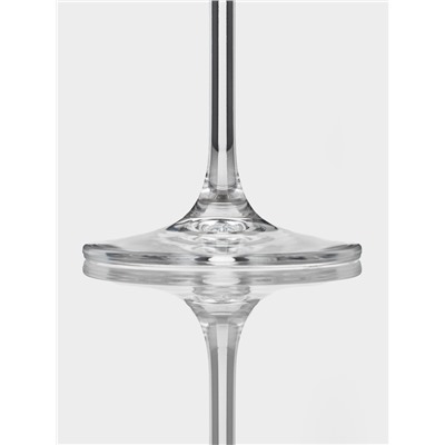 Бокалы для белого вина CRYSTAL BOHEMIA CREX OPTIC, 480 мл, набор 2 шт., стекло, прозрачные