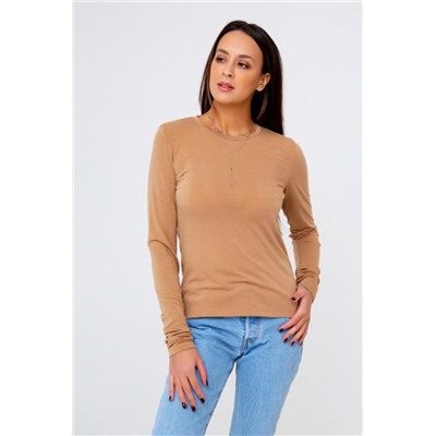 147-1CAM Джемпер трикотажный (Темно-бежевый)
