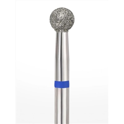 MANITA Фреза алмазная шар для аппаратного маникюра 866.104.001.048.050 ФАШ-5C, синяя насечка, ø 5 мм, 5 шт. 28355
