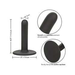 Черный анальный стимулятор Boundless 4.5” Slim Probe - 11,5 см.