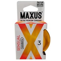 Презервативы анатомической формы Maxus Sensual - 3 шт.