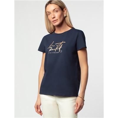 Футболка из 100% хлопка с авторским принтом.