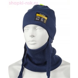 02-3-M Комплект флис (шапка+снуд) (50-52)