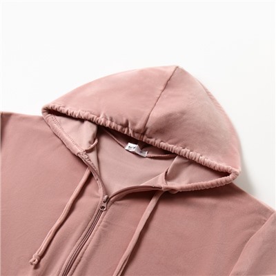 Костюм женский (толстовка, брюки) KAFTAN Plushy, размер 40-42, розовый