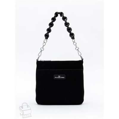 Сумка женская кожаная 2378YF black Polina&Eiterou